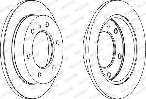 Ferodo DDF785 - Kočioni disk www.molydon.hr