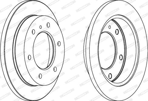 Ferodo DDF780 - Kočioni disk www.molydon.hr