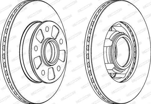 Ferodo DDF734 - Kočioni disk www.molydon.hr