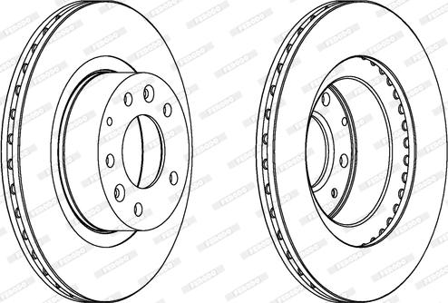 Ferodo DDF736 - Kočioni disk www.molydon.hr