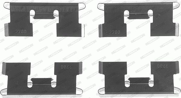 Ferodo FBA448 - Komplet pribora, Pločica disk kočnice www.molydon.hr