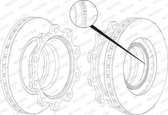 Ferodo FCR199A - Kočioni disk www.molydon.hr