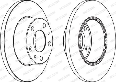 Ferodo FCR196A - Kočioni disk www.molydon.hr