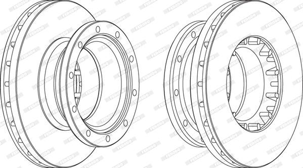 Ferodo FCR197A - Kočioni disk www.molydon.hr