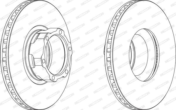 Ferodo FCR163A - Kočioni disk www.molydon.hr