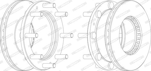 Ferodo FCR107A - Kočioni disk www.molydon.hr