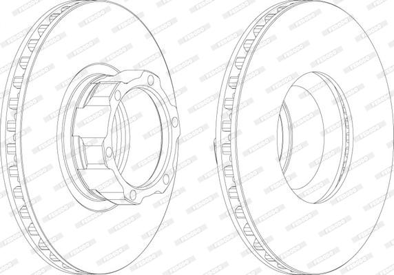 Ferodo FCR119A - Kočioni disk www.molydon.hr