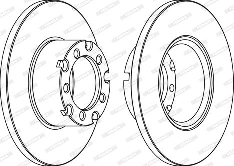 Ferodo FCR116A - Kočioni disk www.molydon.hr