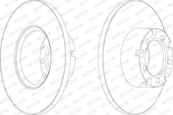 Ferodo FCR117A - Kočioni disk www.molydon.hr