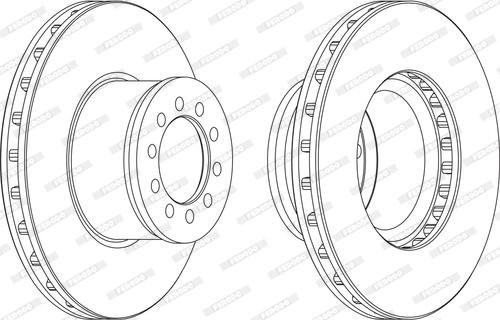 Ferodo FCR186A - Kočioni disk www.molydon.hr