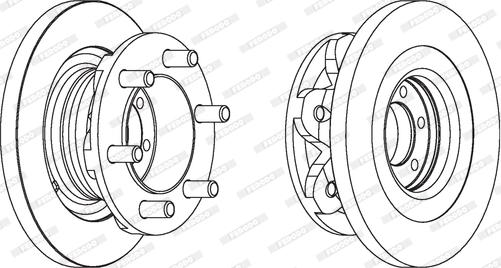 Ferodo FCR139A - Kočioni disk www.molydon.hr