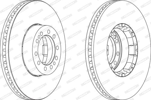 Ferodo FCR134A - Kočioni disk www.molydon.hr