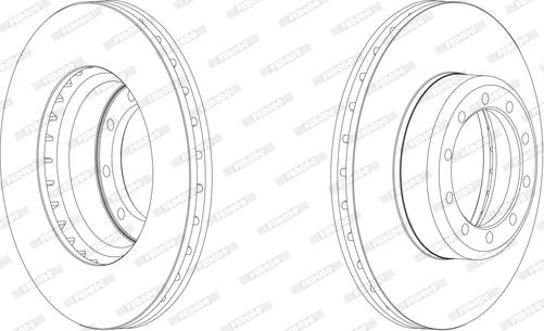 Ferodo FCR126A - Kočioni disk www.molydon.hr