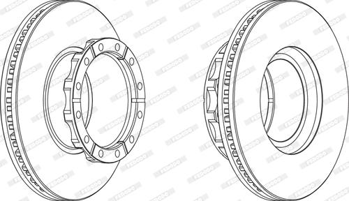 Ferodo FCR173A - Kočioni disk www.molydon.hr