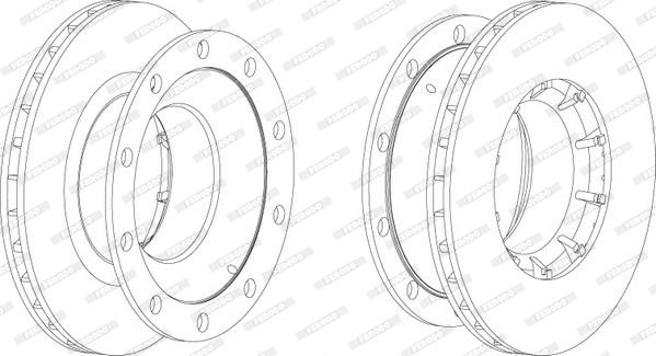 Ferodo FCR172A - Kočioni disk www.molydon.hr