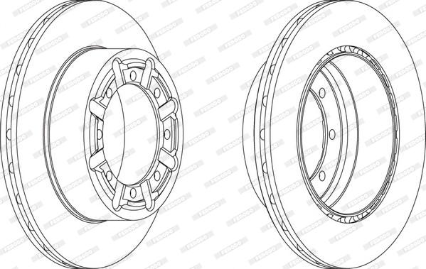 Ferodo FCR340A - Kočioni disk www.molydon.hr