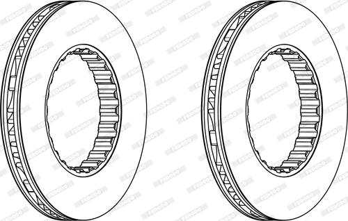 Ferodo FCR348A - Kočioni disk www.molydon.hr