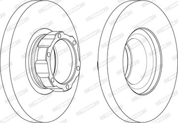 Ferodo FCR354A - Kočioni disk www.molydon.hr