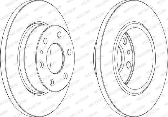 Ferodo FCR315A - Kočioni disk www.molydon.hr