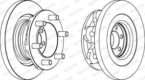 Ferodo FCR313A - Kočioni disk www.molydon.hr