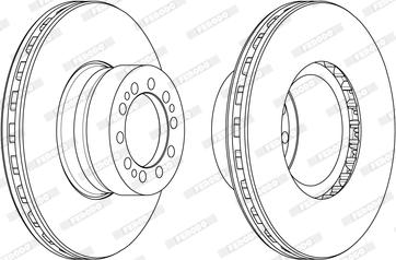 Ferodo FCR376A - Kočioni disk www.molydon.hr