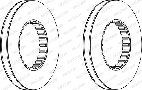 Ferodo FCR249A - Kočioni disk www.molydon.hr