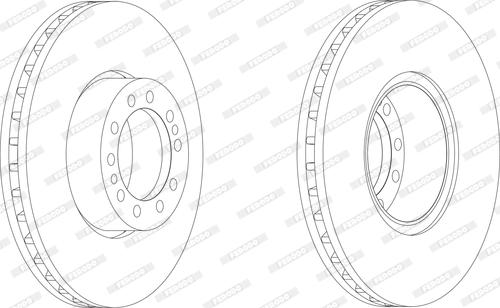 Ferodo FCR244A - Kočioni disk www.molydon.hr