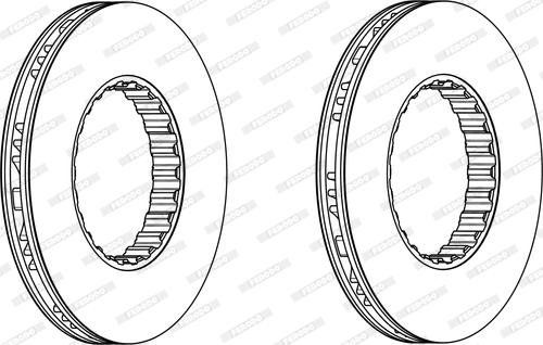 Ferodo FCR259A - Kočioni disk www.molydon.hr