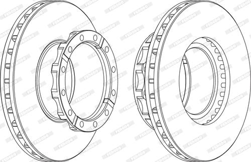 Ferodo FCR254A - Kočioni disk www.molydon.hr