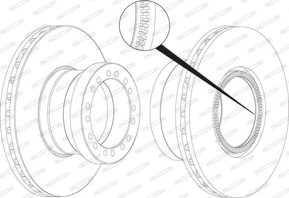 Ferodo FCR256A - Kočioni disk www.molydon.hr