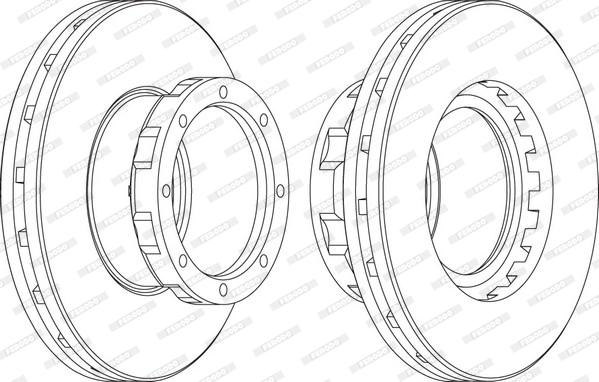 Ferodo FCR260A - Kočioni disk www.molydon.hr