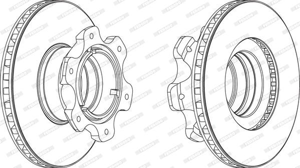 Ferodo FCR209A - Kočioni disk www.molydon.hr