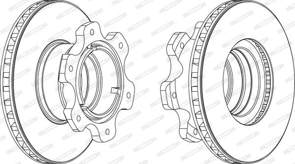 Ferodo FCR208A - Kočioni disk www.molydon.hr