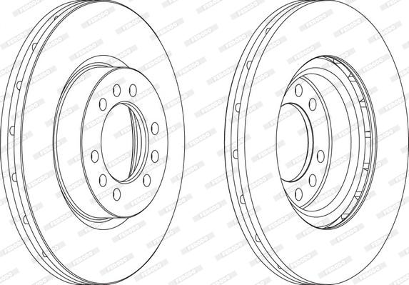 Ferodo FCR235A - Kočioni disk www.molydon.hr