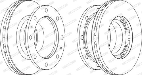 Ferodo FCR238A - Kočioni disk www.molydon.hr