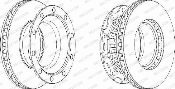 Ferodo FCR222A - Kočioni disk www.molydon.hr