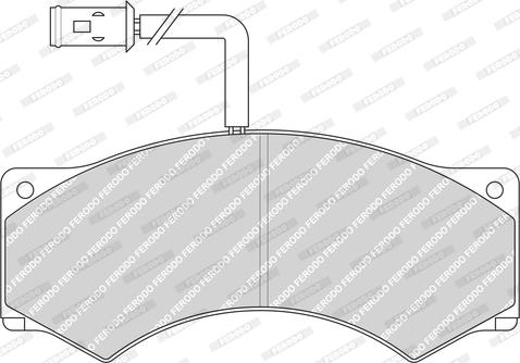 Ferodo FCV952 - Komplet Pločica, disk-kočnica www.molydon.hr