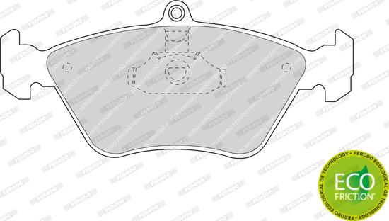 Ferodo FDB901 - Komplet Pločica, disk-kočnica www.molydon.hr