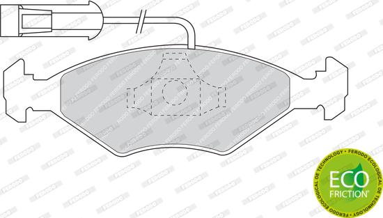 Ferodo FDB912 - Komplet Pločica, disk-kočnica www.molydon.hr