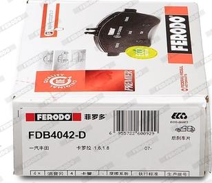 Ferodo FDB4042-D - Komplet Pločica, disk-kočnica www.molydon.hr