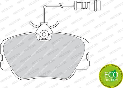 Ferodo FDB415 - Komplet Pločica, disk-kočnica www.molydon.hr