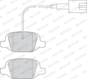 Ferodo FDB4321 - Komplet Pločica, disk-kočnica www.molydon.hr