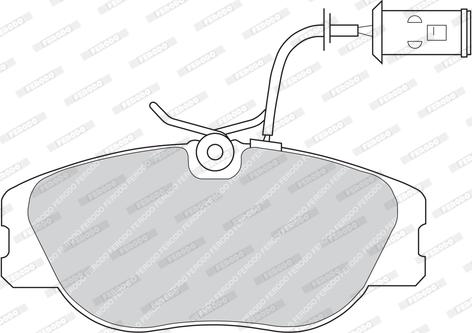 Ferodo FDB542 - Komplet Pločica, disk-kočnica www.molydon.hr