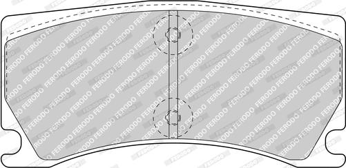 Ferodo FDB5021 - Komplet Pločica, disk-kočnica www.molydon.hr