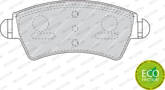 Ferodo FDB1599 - Komplet Pločica, disk-kočnica www.molydon.hr