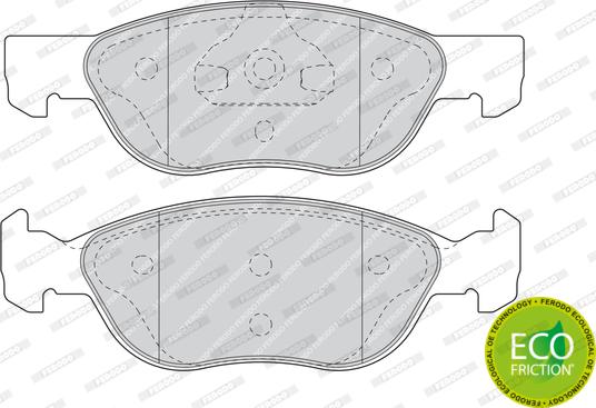 Ferodo FDB1651 - Komplet Pločica, disk-kočnica www.molydon.hr