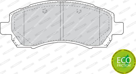 Ferodo FDB1612 - Komplet Pločica, disk-kočnica www.molydon.hr