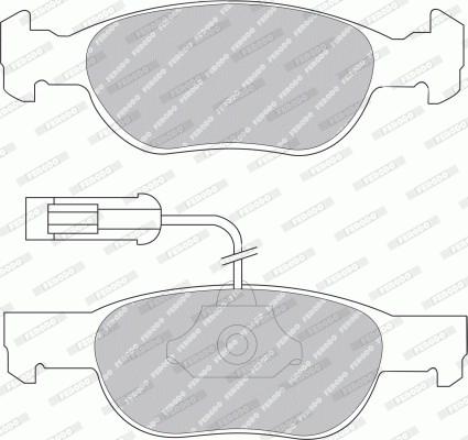 Ferodo FDB1040B - Komplet Pločica, disk-kočnica www.molydon.hr