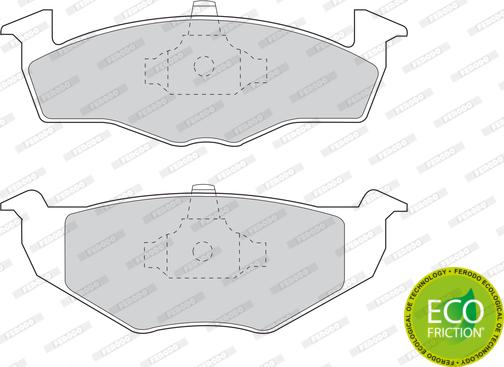 Ferodo FDB1054 - Komplet Pločica, disk-kočnica www.molydon.hr