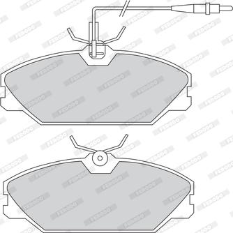 Ferodo FDB1085 - Komplet Pločica, disk-kočnica www.molydon.hr